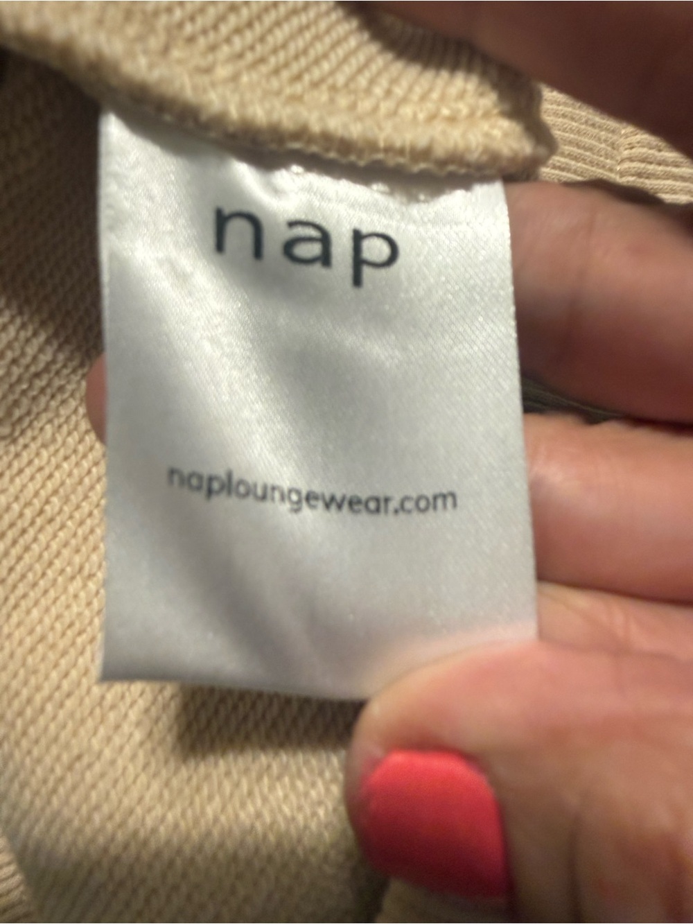 NAP Loungewear Pants Womens Large Cream - Picture 9 of 10